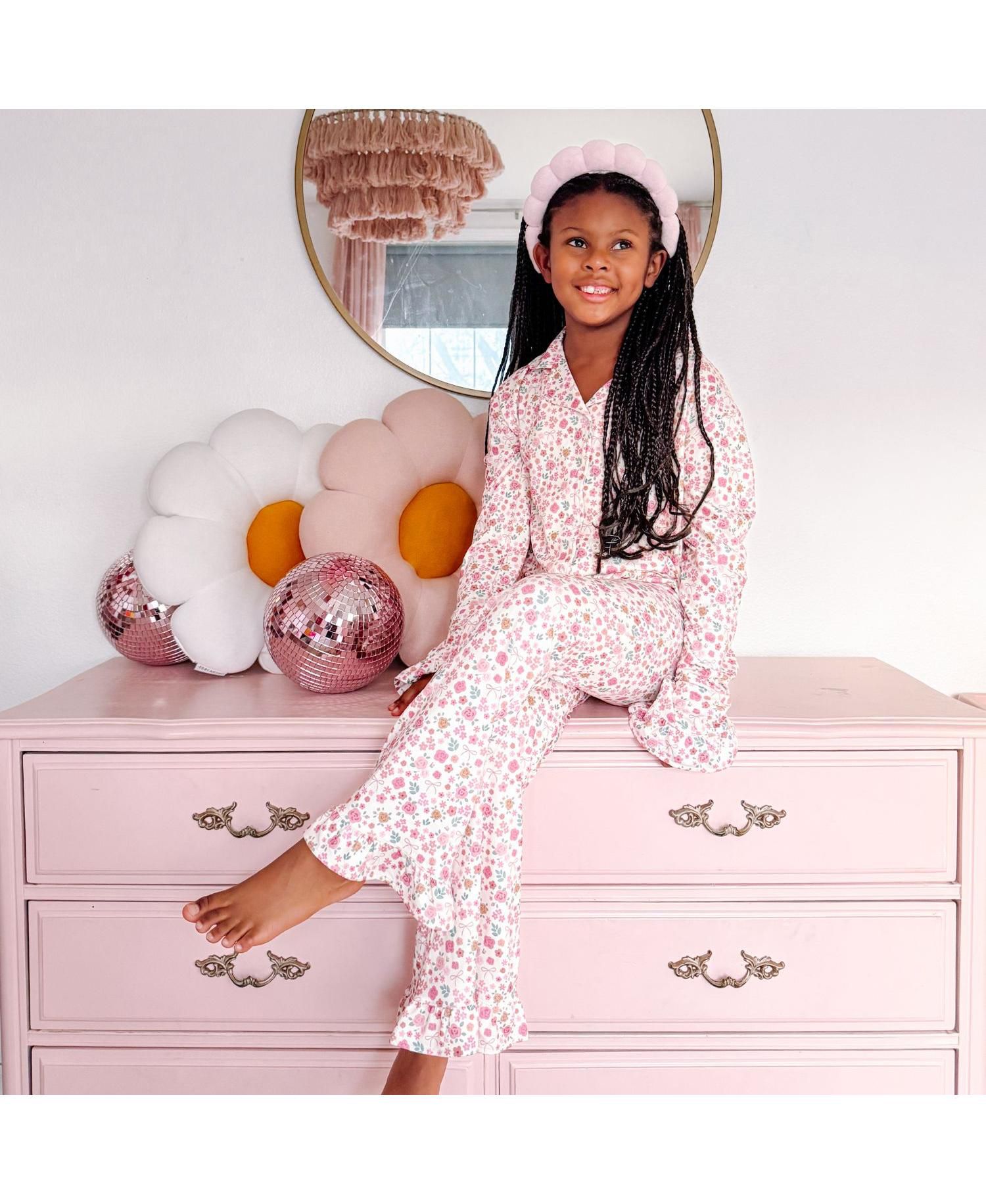 Toddler Girls Berry Floral Two-Piece Set