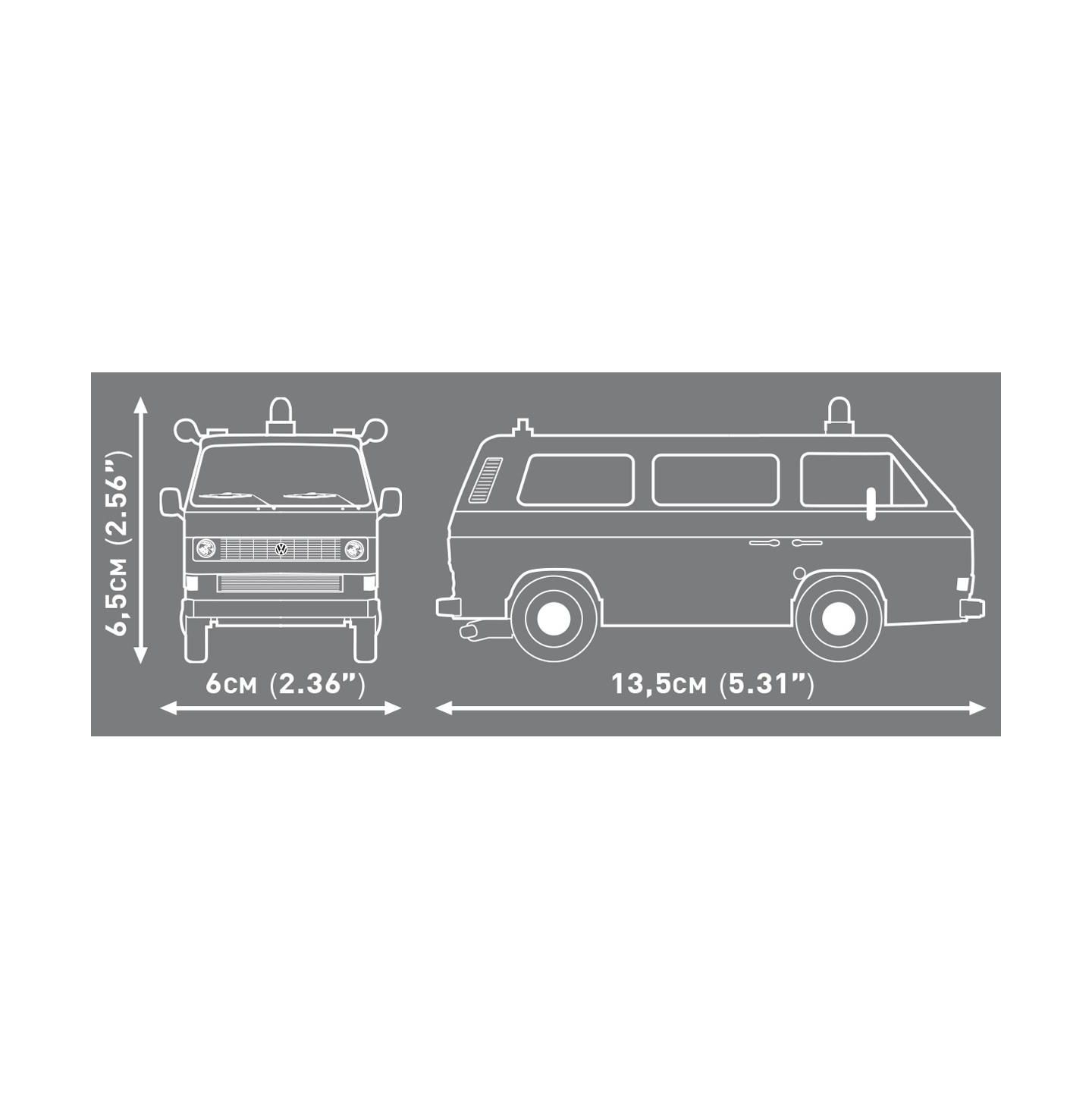 Детский конструктор COBI Action Town Volkswagen T3 Police Bus 144-Piece Building Set, Ages 7+, цвет: Open Miscellaneous — фото 4