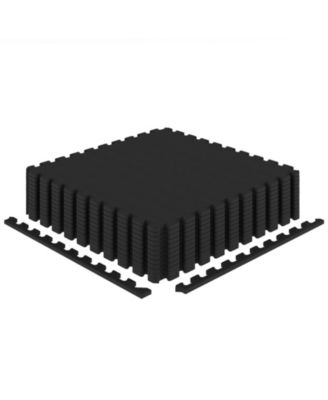 Interlocking EVA Foam Floor Tiles with Boarders Non-Slip Protective Flooring