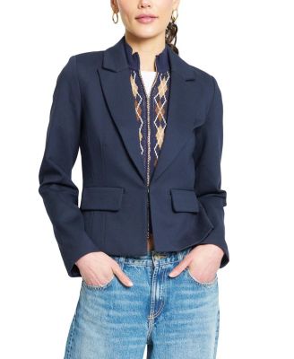 Women's Astrid Argyle Sweater Dickey Jacket Blazer