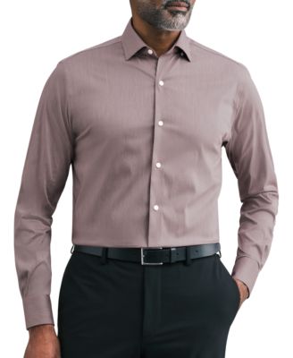 Men's Athletic-Fit Performance Check Dress Shirt