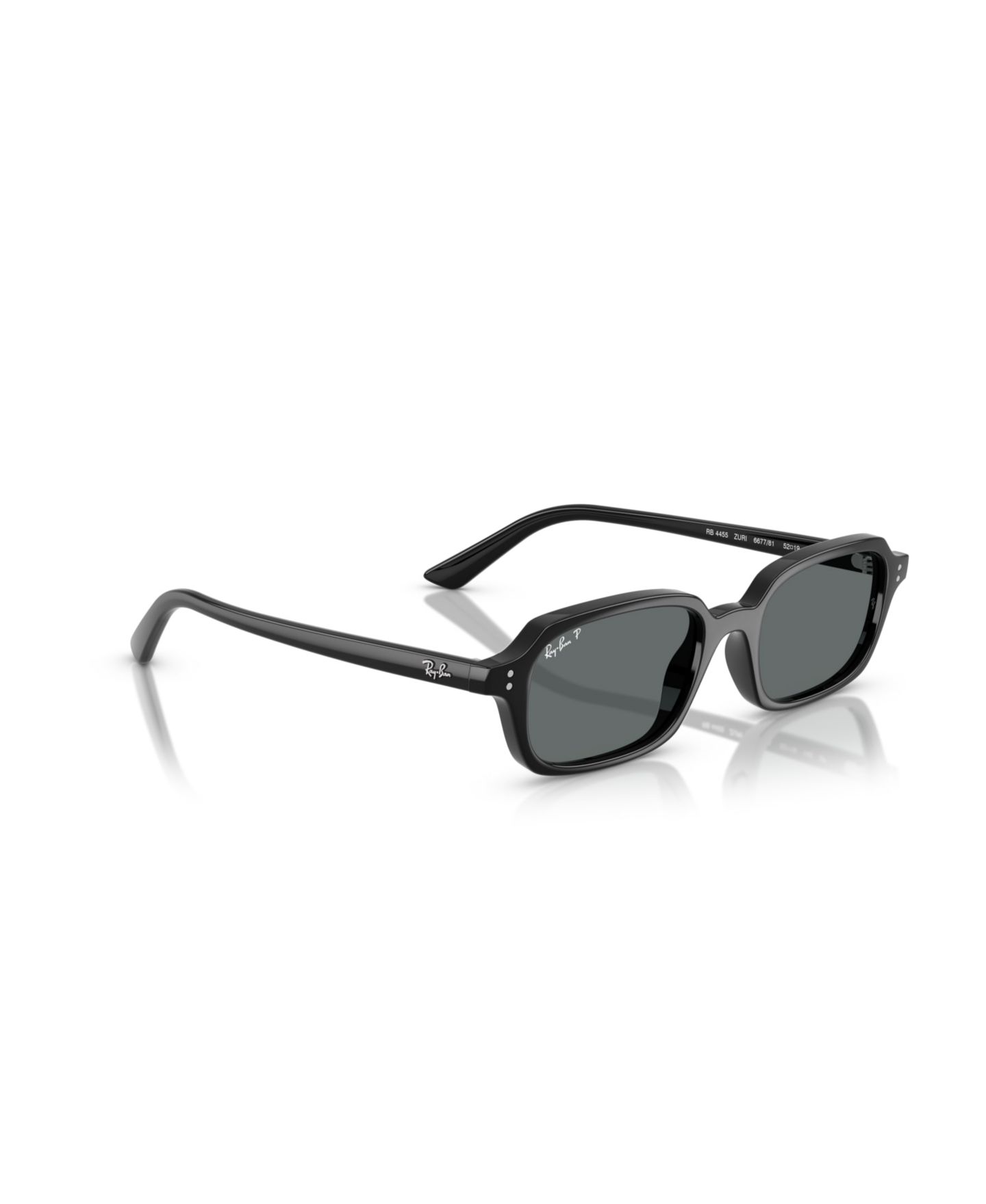 Солнцезащитные очки Ray-Ban Unisex Polarized Sunglasses, Zuri RB4455, цвет: Чёрный — фото 10