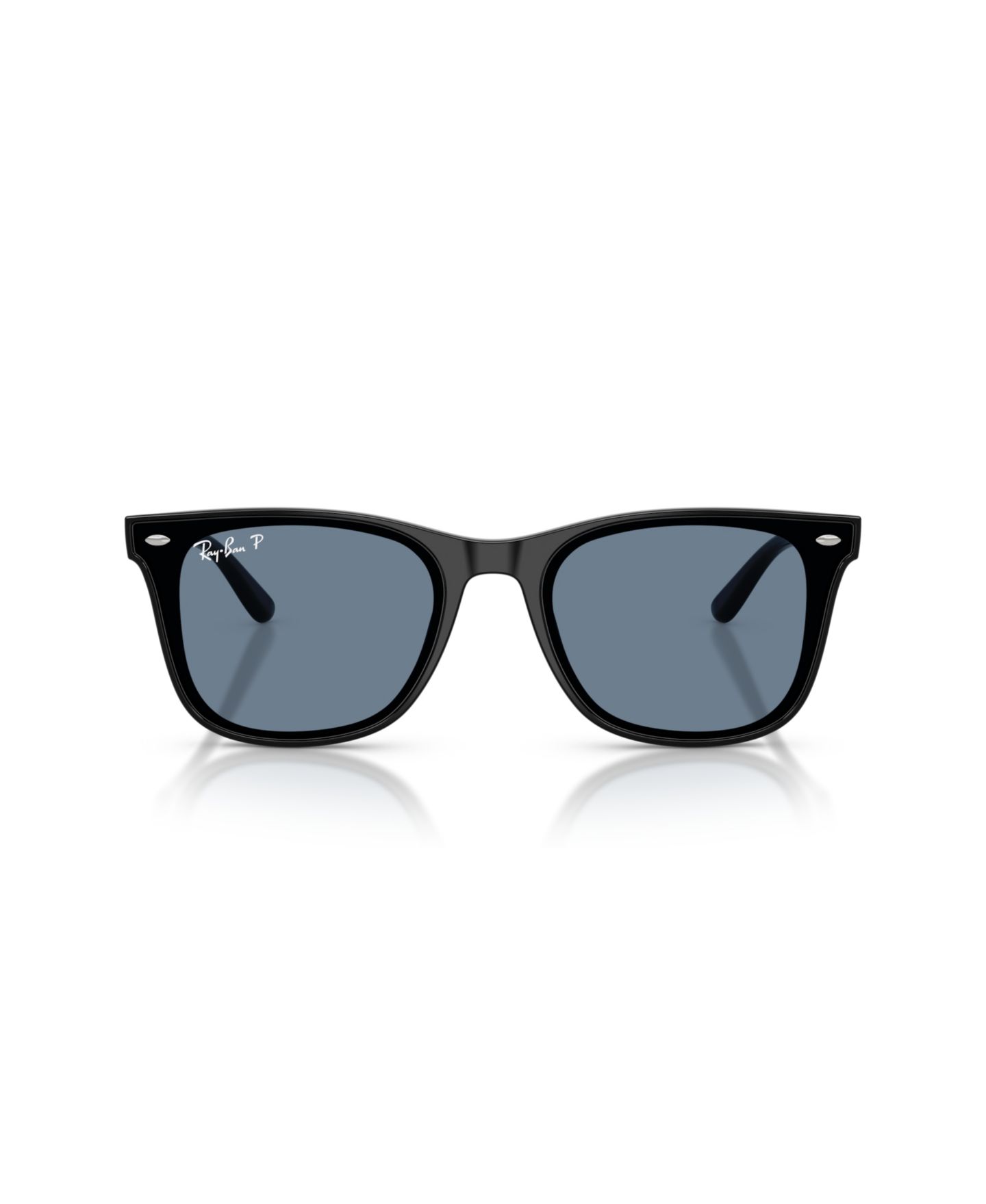 Солнцезащитные очки Ray-Ban Unisex Polarized Sunglasses, RB4420, цвет: Чёрный — фото 8