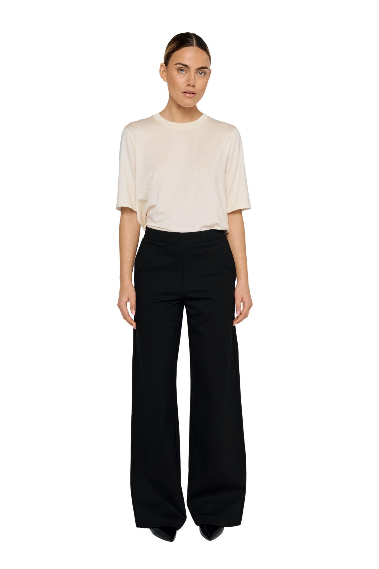 Женские брюки Residus Leia High-Waist Wide-Leg, цвет: Чёрный — фото 3