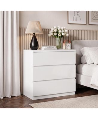 3 Drawer Dresser for Bedroom,Chest of Drawers, Storage Dresser with Deep Drawers for Living Room, Hallway, Entryway, Bedroom