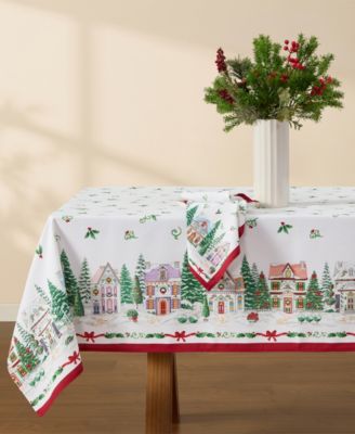 Spice Village Christmas Tablecloth, 60" x 102"	