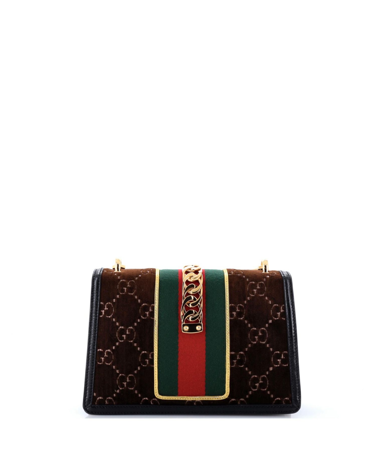 Small Sylvie Shoulder Bag GG Velvet