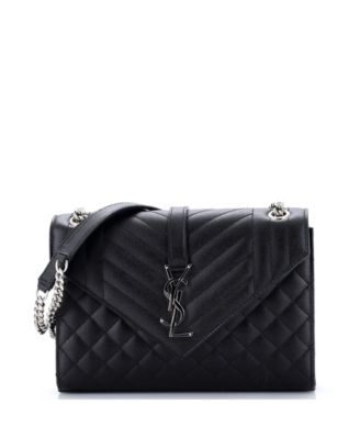 Classic Monogram Quilted-Envelope Shoulder Bag