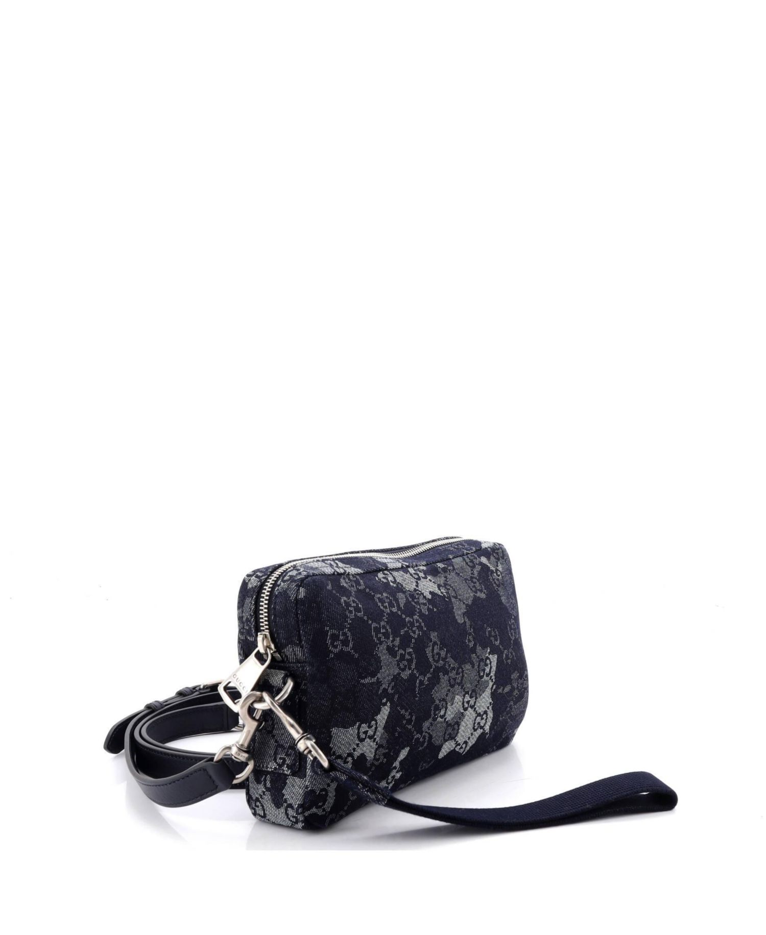 GG Denim Convertible Crossbody Bag
