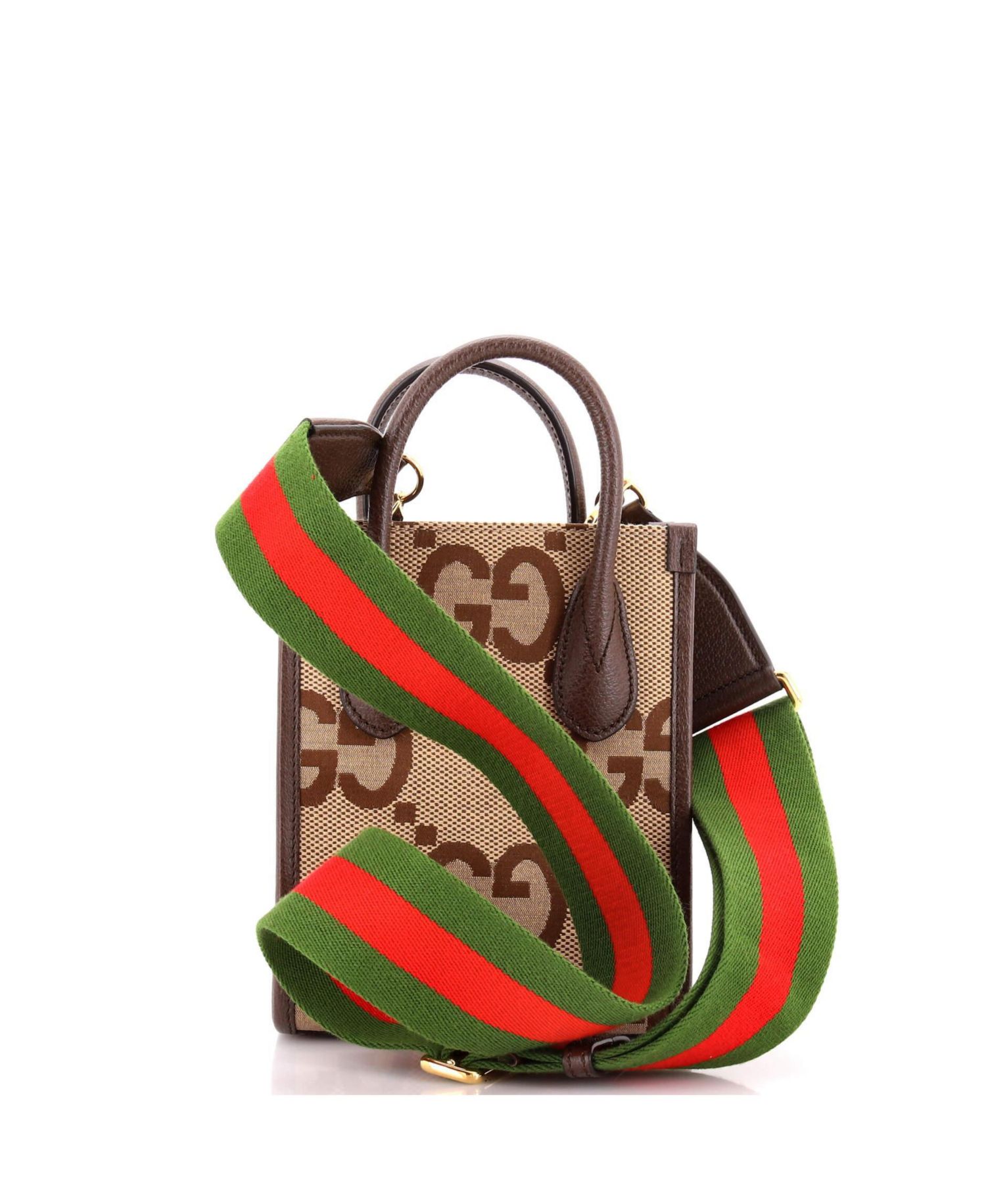Mini Vertical Tote Jumbo GG Canvas