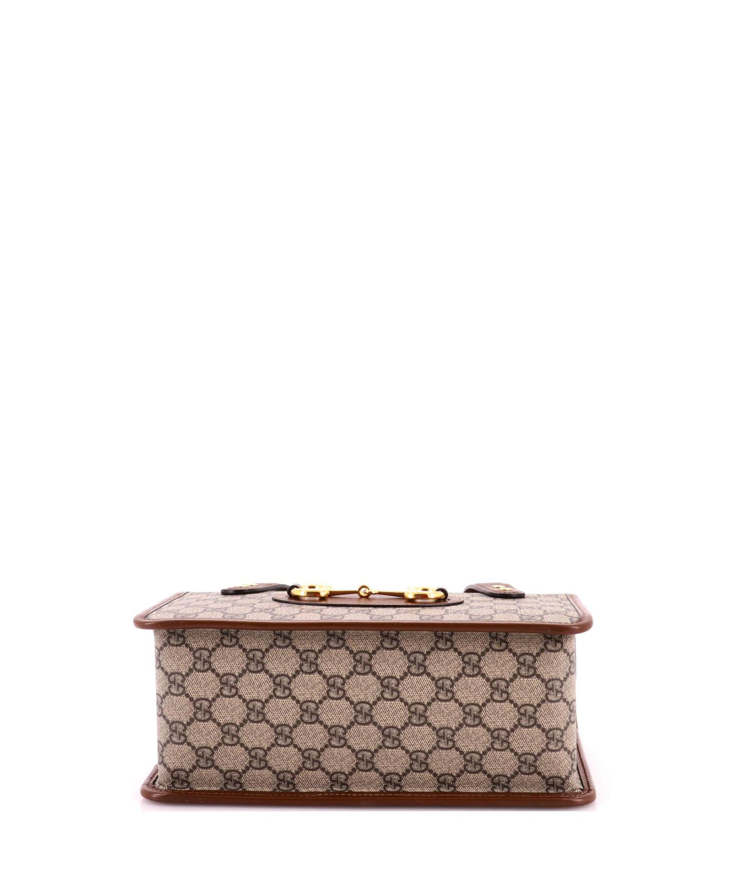 Small Horsebit 1955 Boston Bag GG Coated Canvas