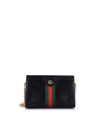 Small Ophidia Chain Shoulder Bag Leather