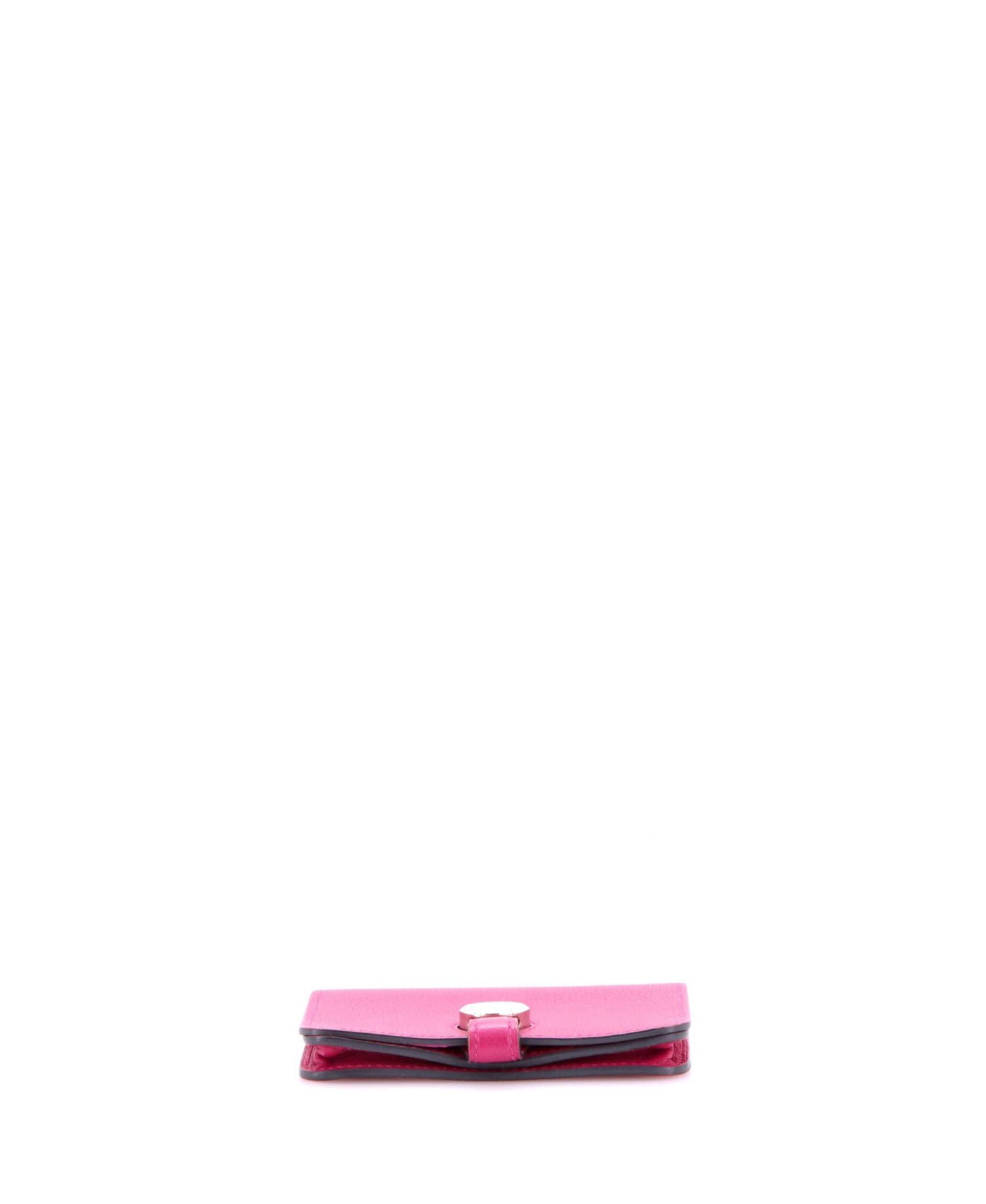 Pre-Owned HERMES Pre-Owned Hermes Dogon Card Holder Evercolor