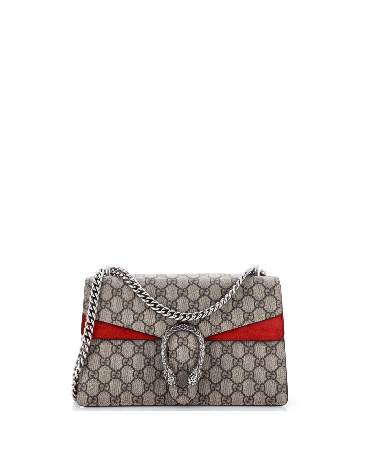 Pre-Owned Gucci Small Dionysus Gg Coated Canvas Shoulder Bag - Brown