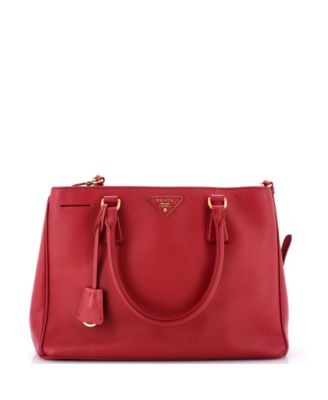 Gardener's Medium Saffiano Leather Tote, 12.5"W x 9"H x 5"D