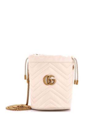 Mini GG Marmont Matelasse Leather Bucket Bag