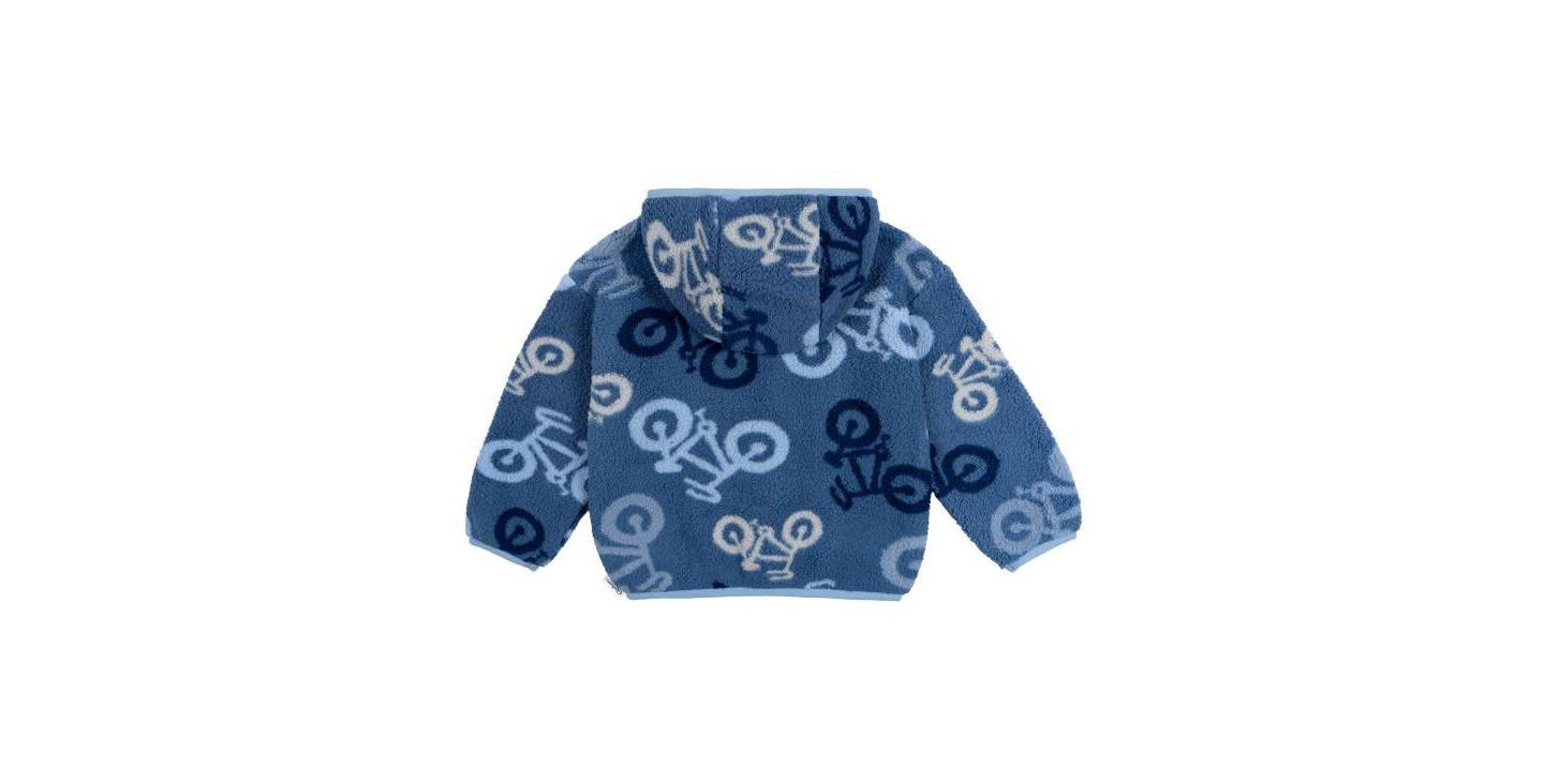 Детская куртка Gerber из микроплюша для мальчиков 2T-5T, цвет: Синий — фото 3