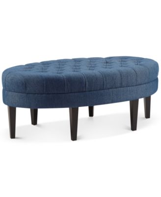 Furniture - Martin Tufted Ottoman, Direct Ship