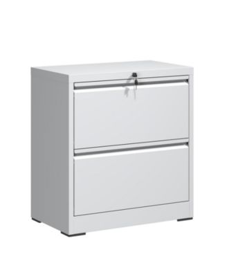 2-Drawer Lateral File Cabinet with Lock, Metal Storage Cabinet for Letter, Legal, A4 and F4 Files