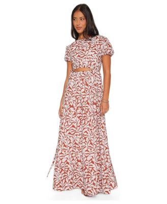 Women's Toria Floral Cut-Out Maxi Dress