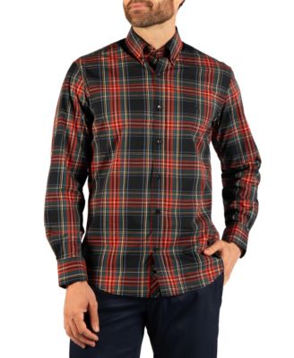 Men's Holiday Classic Tartan Long Sleeve Shirt