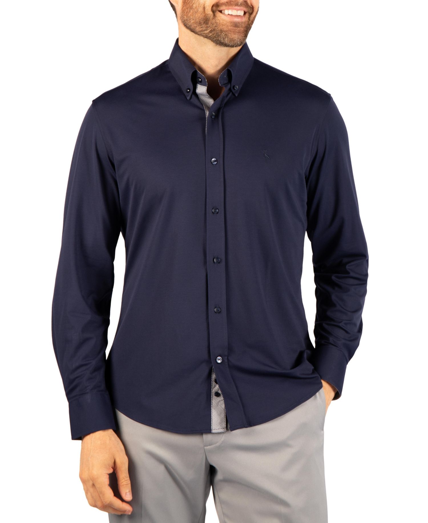 Men's Solid Knit Performance Shirt