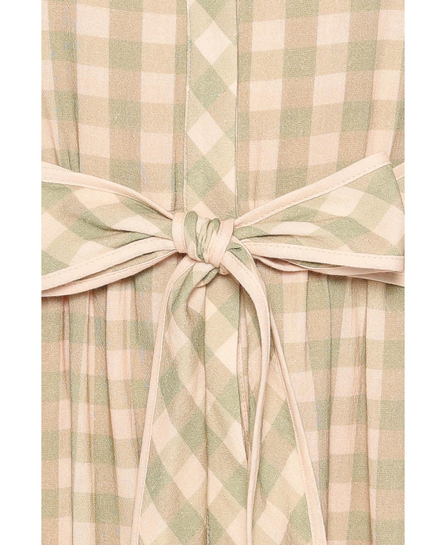 Women's Lorry Gingham-Print Tie-Front Mini Dress