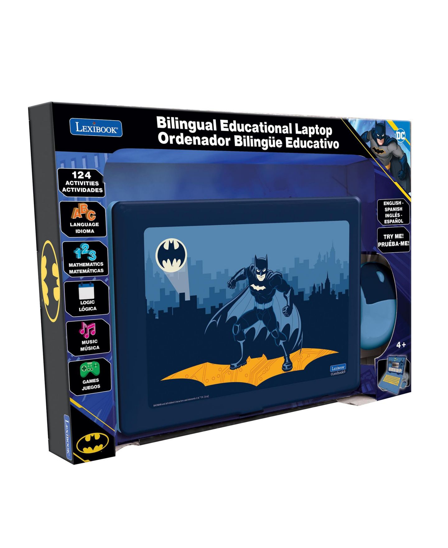 Детские игрушки Warner Batman Bilingual 124-Activity Educational Laptop, 2-Piece Set, Ages 3+ — фото 8