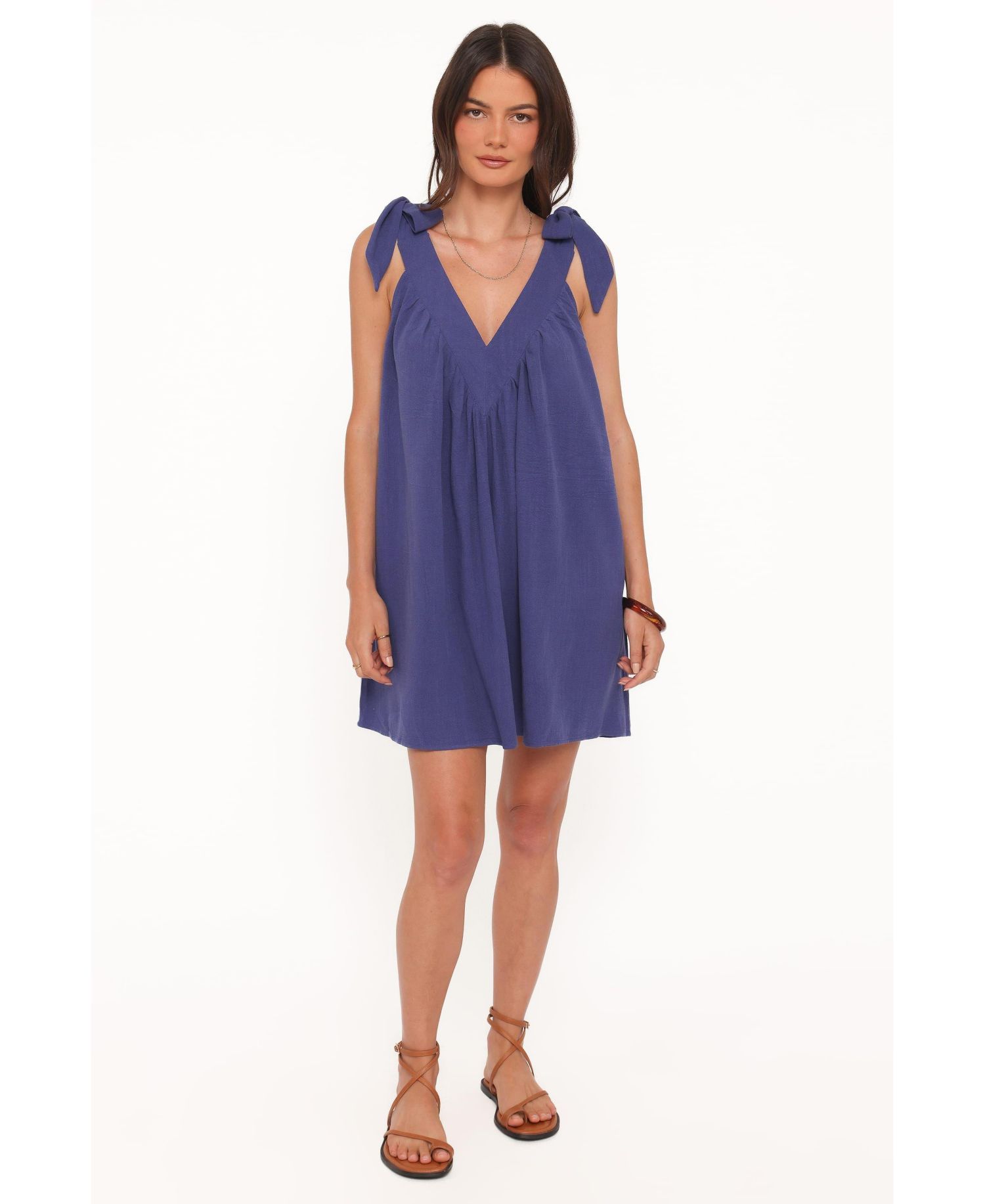 Women's Trina V-Neck Mini Sleeveless Dress
