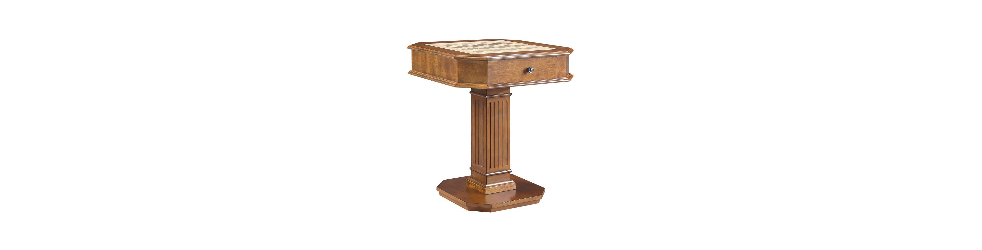 sumyeg Walnut Finish Game Table for Indoor Game Room and Home Entertainment
