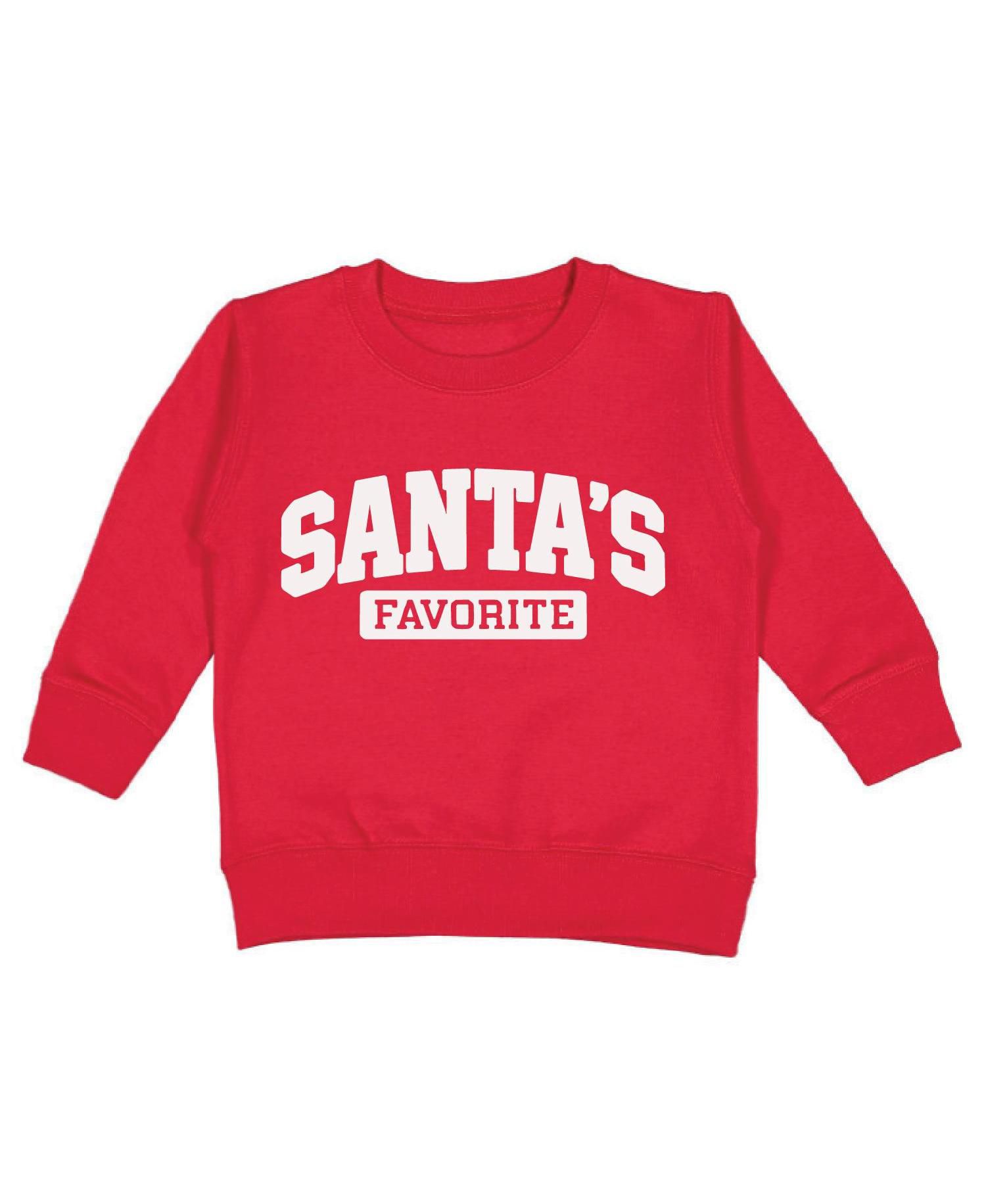Boys' 4-20 Santa's Favorite Christmas Sweatshirt