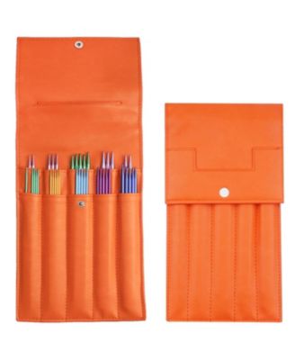Aluminum Double Pointed Knitting Needle Set with Carrying Case for Yarn Projects