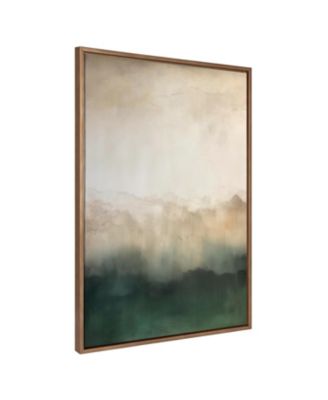 Mountain Abstract II Framed Canvas by Amy Lighthall