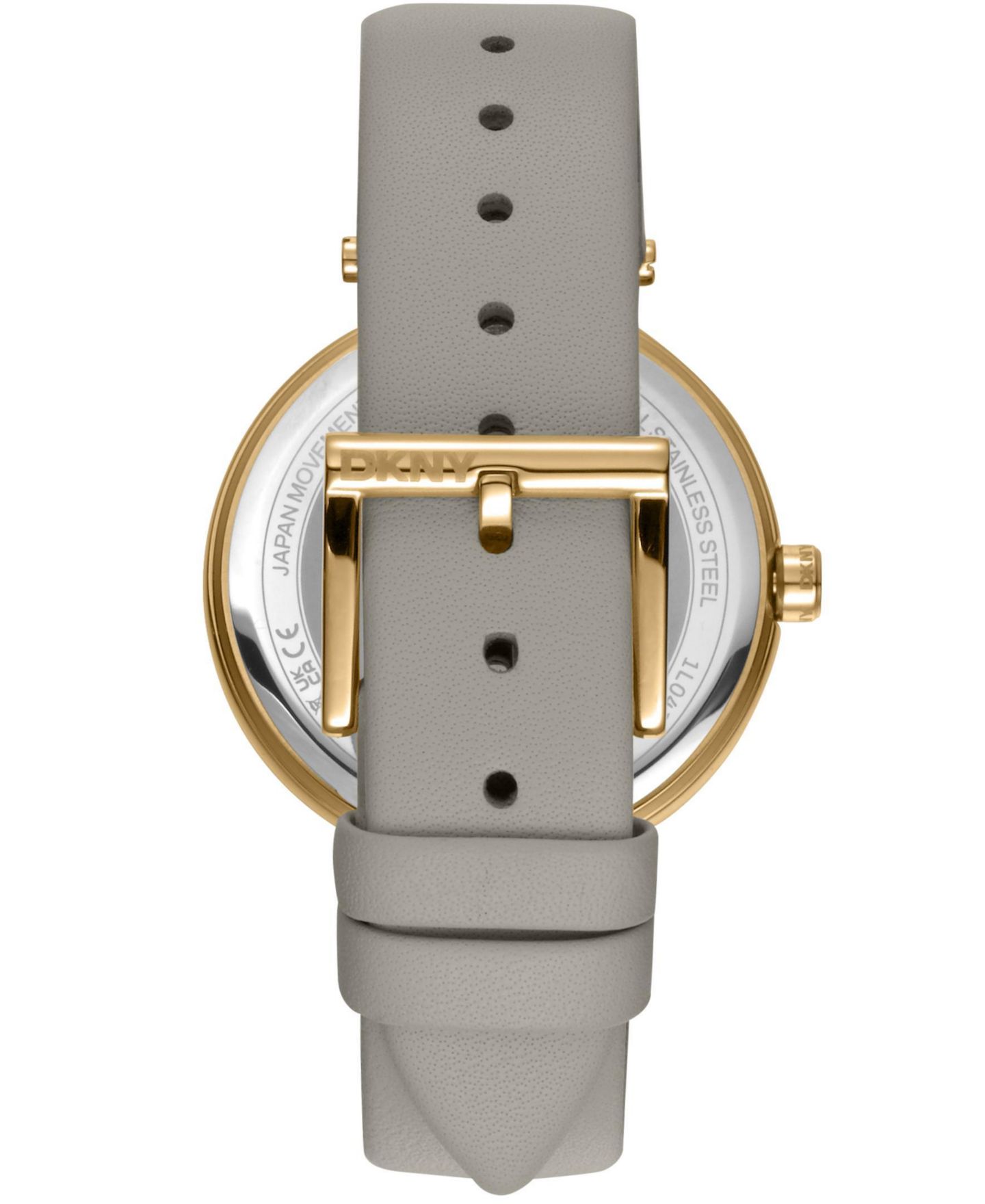 Женские часы DKNY Quartz Essential Logo Water-Resistant Leather Strap Watch, 38mm, цвет: Золотой — фото 2