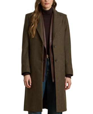 Women's Wool-Blend Walker Coat