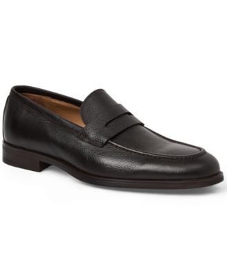 Men's Flavio Leather Round Toe Penny Loafers