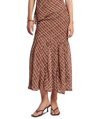 Women's Carlotta High-Waisted Midi Fishtail Skirt