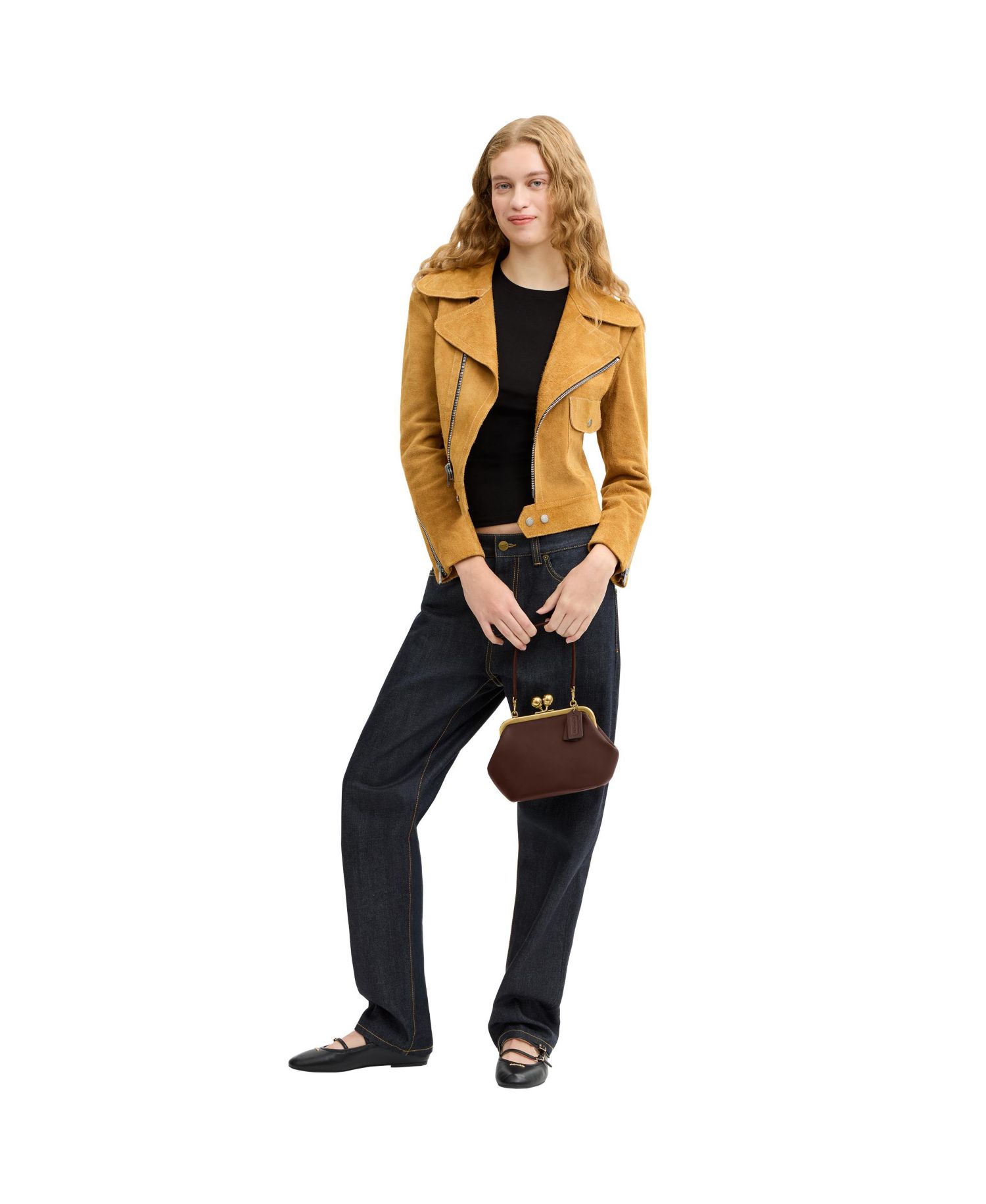 Kisslock Small Leather Frame Bag 16