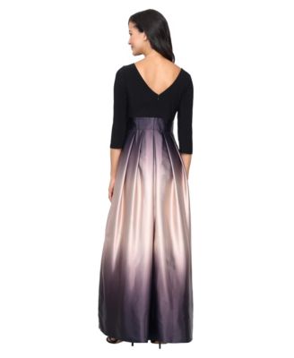 macy's a line formal dresses SL Fashions Women's & Black Tie Women's size:22 colors and host a Chapel train Sky Stretchy Mesh Backless