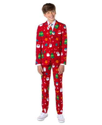 Boys' 8-20 Festivity Holiday Blazer, Pants and Tie, 3-Piece Set