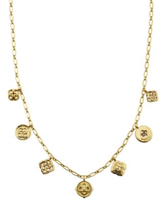 Gold-Tone Charm Layering Necklace