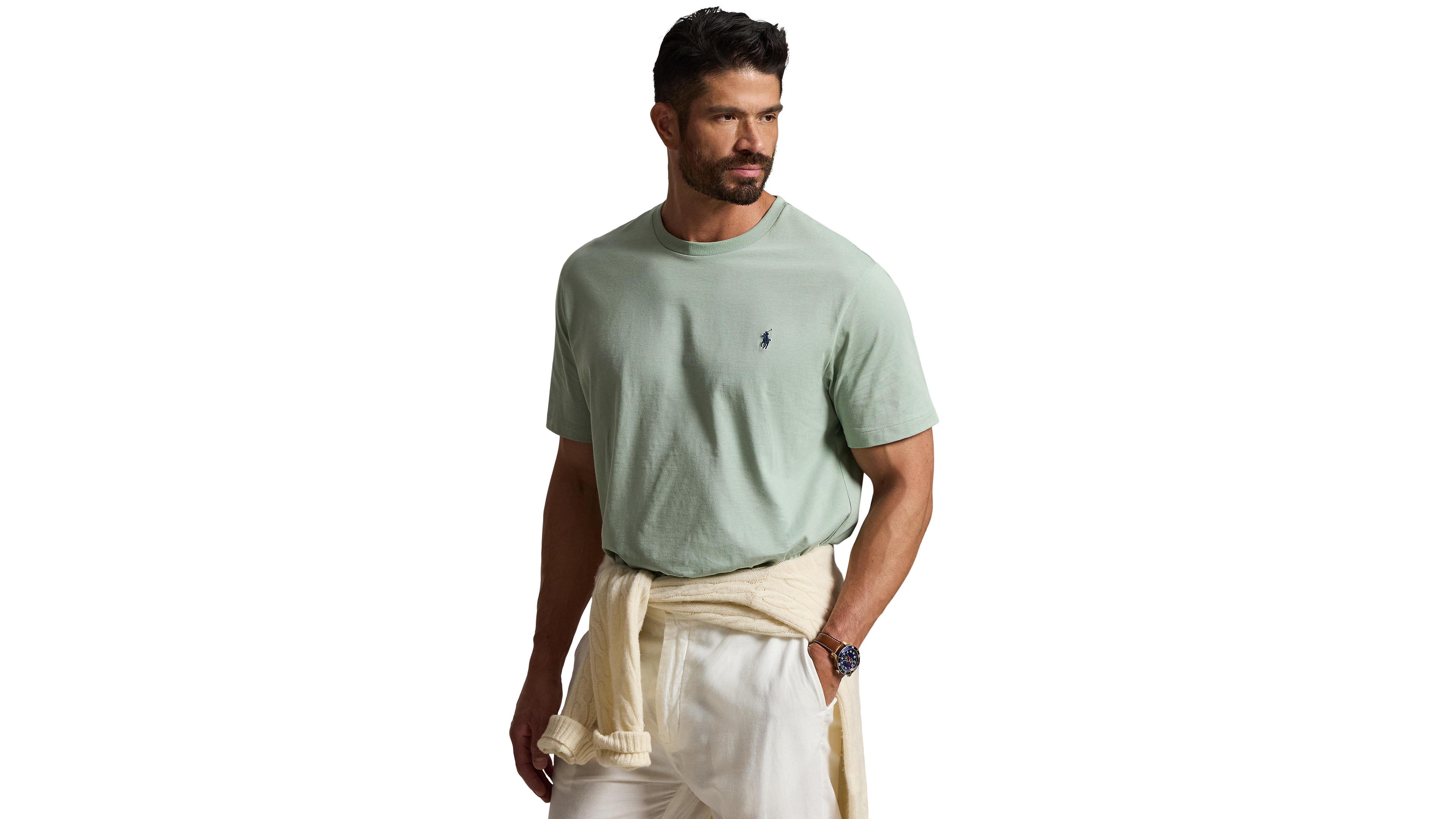 Polo Ralph Lauren Men's Big & Tall Jersey Crewneck T-Shirt