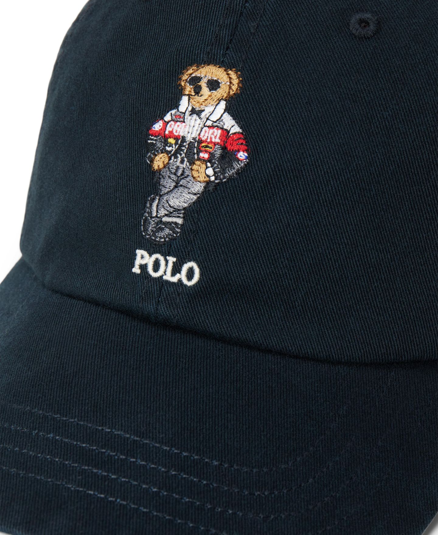 Мужская кепка Polo Ralph Lauren Polo Bear Cotton-Twill Ball, цвет: Чёрный — фото 3