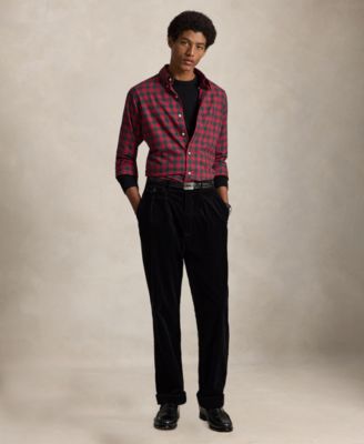 Men's Classic-Fit Plaid Twill Shirt 