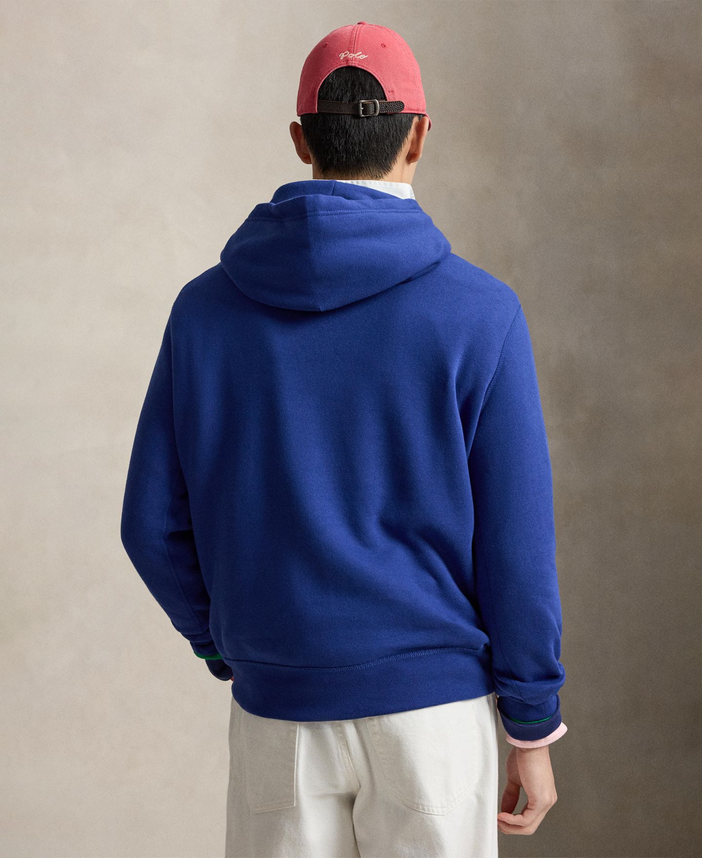 Мужское худи Polo Ralph Lauren Fleece, цвет: Синий — фото 4