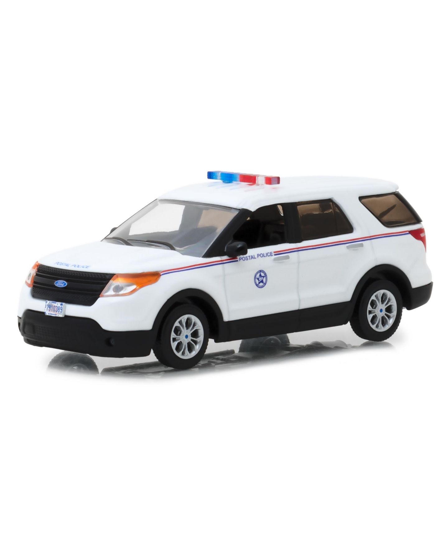 Детская игрушка Greenlight 2014 Ford Interceptor Utility Postal Police United States Postal Service (Usps) 1/43 Diecast Model Car — фото 1