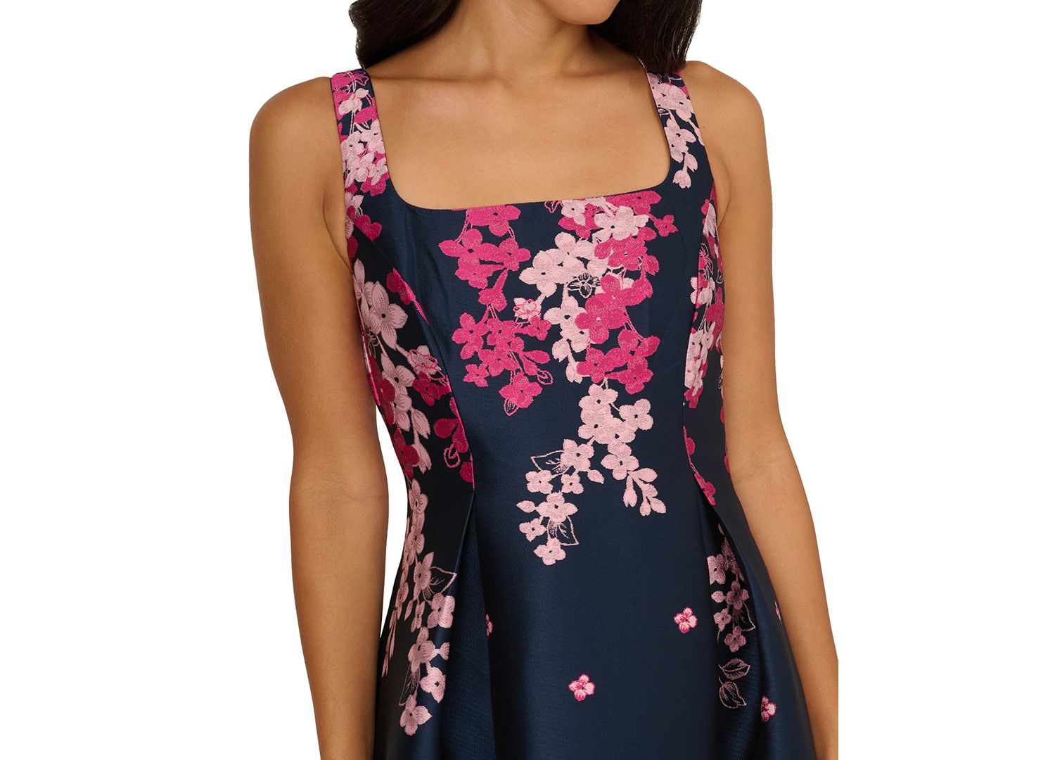 Women's Jacquard Fit & Flare Dress