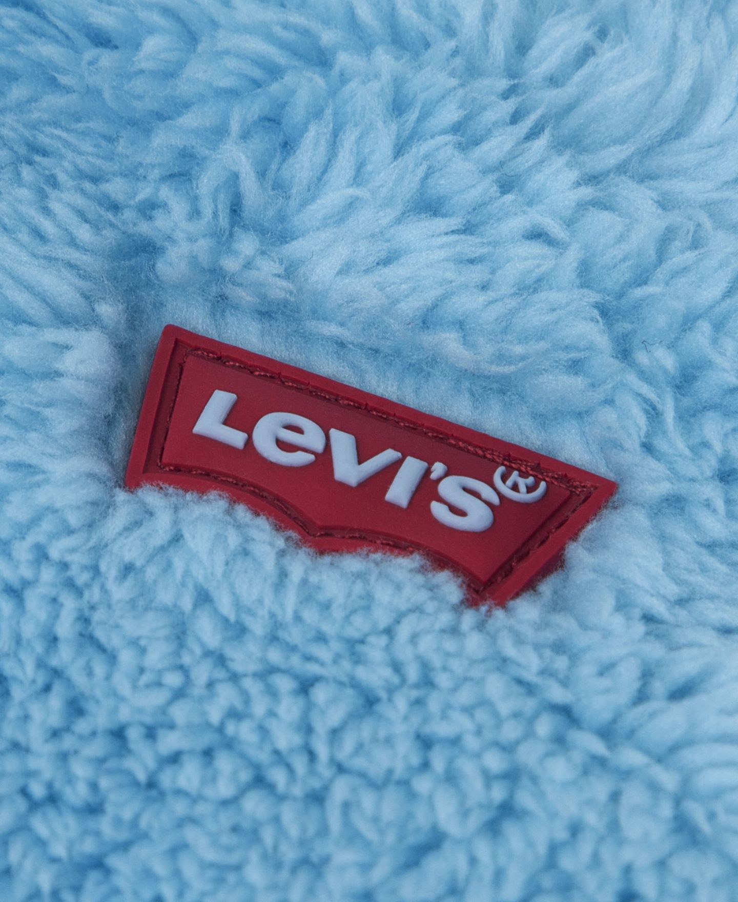 Свитер Levi's Sherpa Half-Zip Pullover для девочек, цвет: Angel Falls — фото 7
