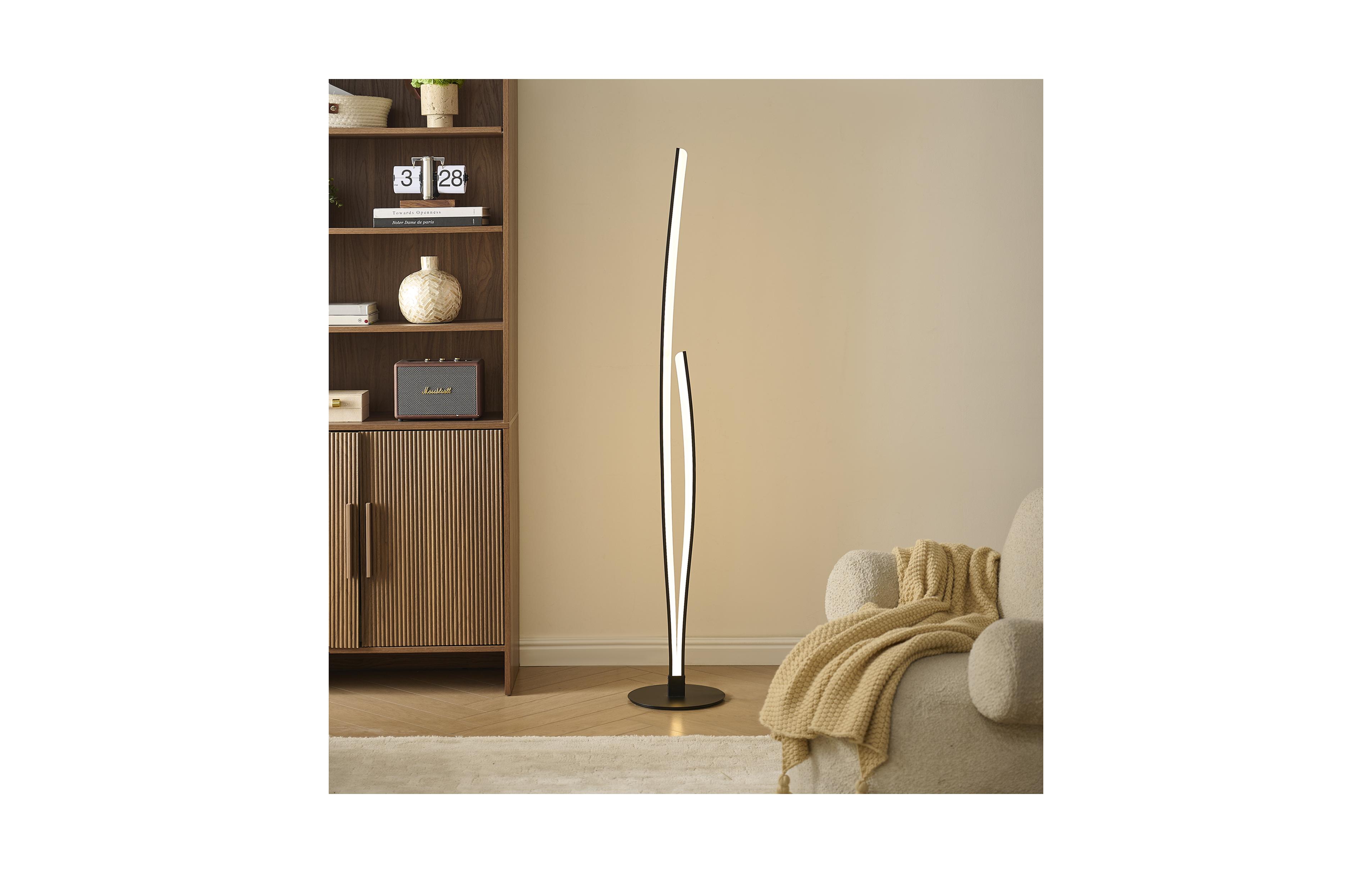 Kings Brand Furniture Modern Led Floor Lamp with Foot Switch