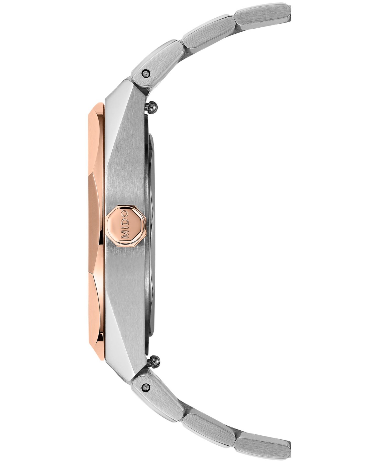 Мужские часы Mido Swiss Automatic Multifort 8 One Crown Two-Tone Stainless Steel Bracelet Watch 40mm — фото 3